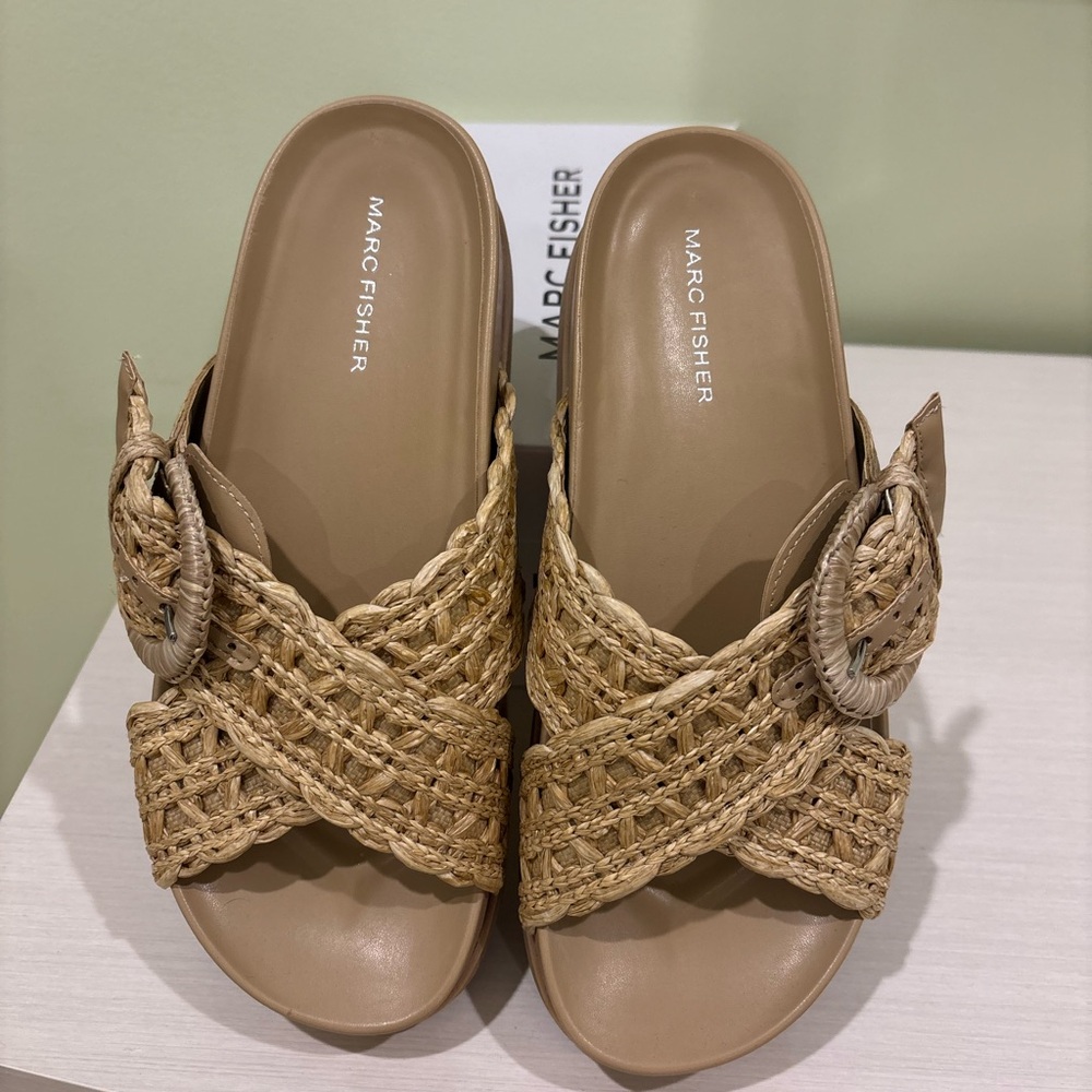 Marc Fisher Buckle Slides